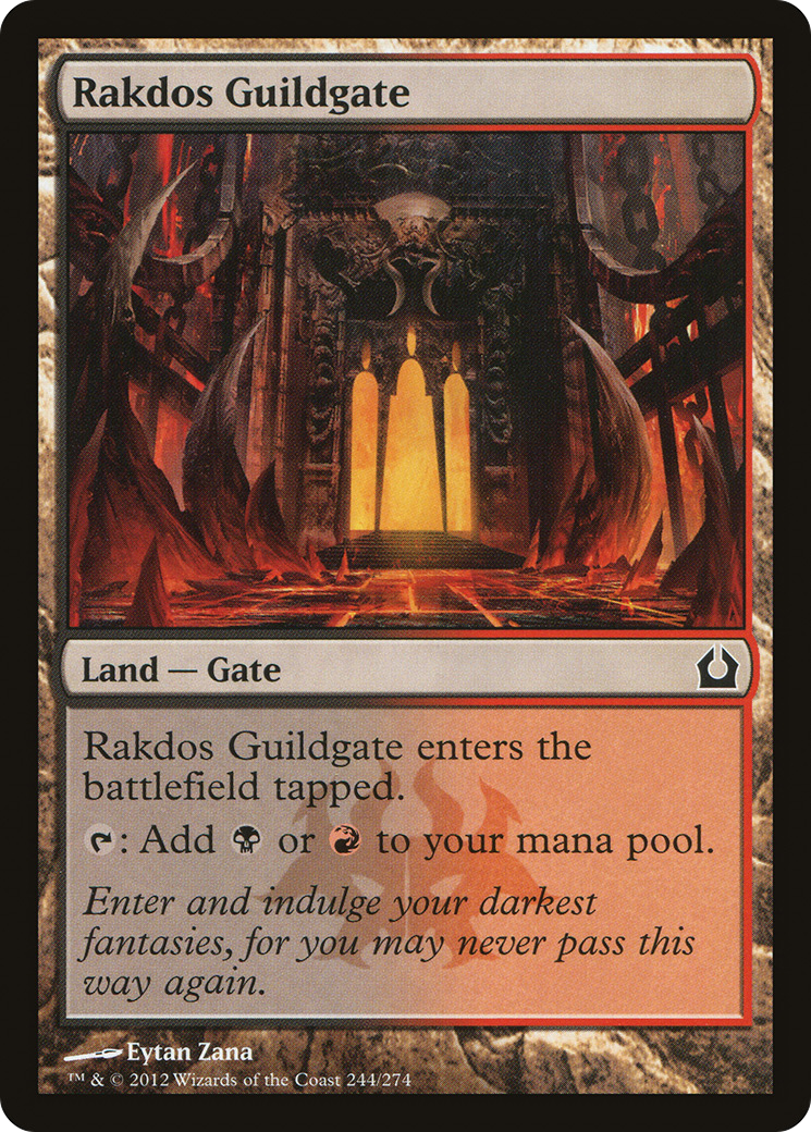 Rakdos Guildgate (RTR-244) - Return to Ravnica Foil