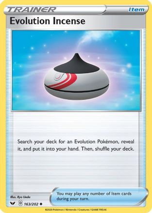 Evolution Incense 163/202 - SWSH01 Sword & Shield Base Set - Uncommon