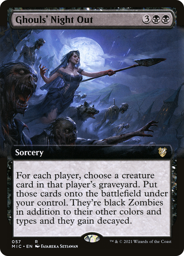 Ghouls' Night Out (Extended Art) (MIC-057) - Midnight Hunt Commander: (Extended Art)