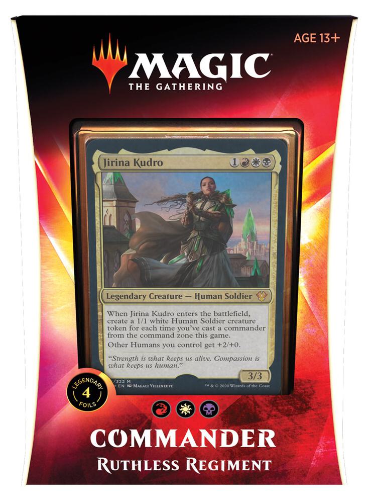 Magic the Gathering - Commander 2020 - Rutheless Regiment Commander Deck *Torn Box*