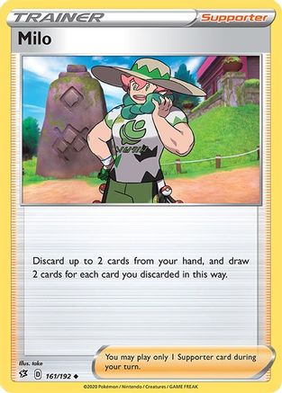 Milo 161/192 - SWSH02 Rebel Clash - Uncommon