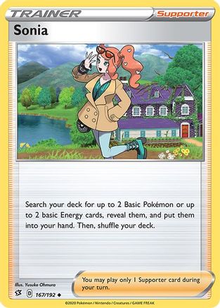 Sonia 167/192 - SWSH02 Rebel Clash - Uncommon