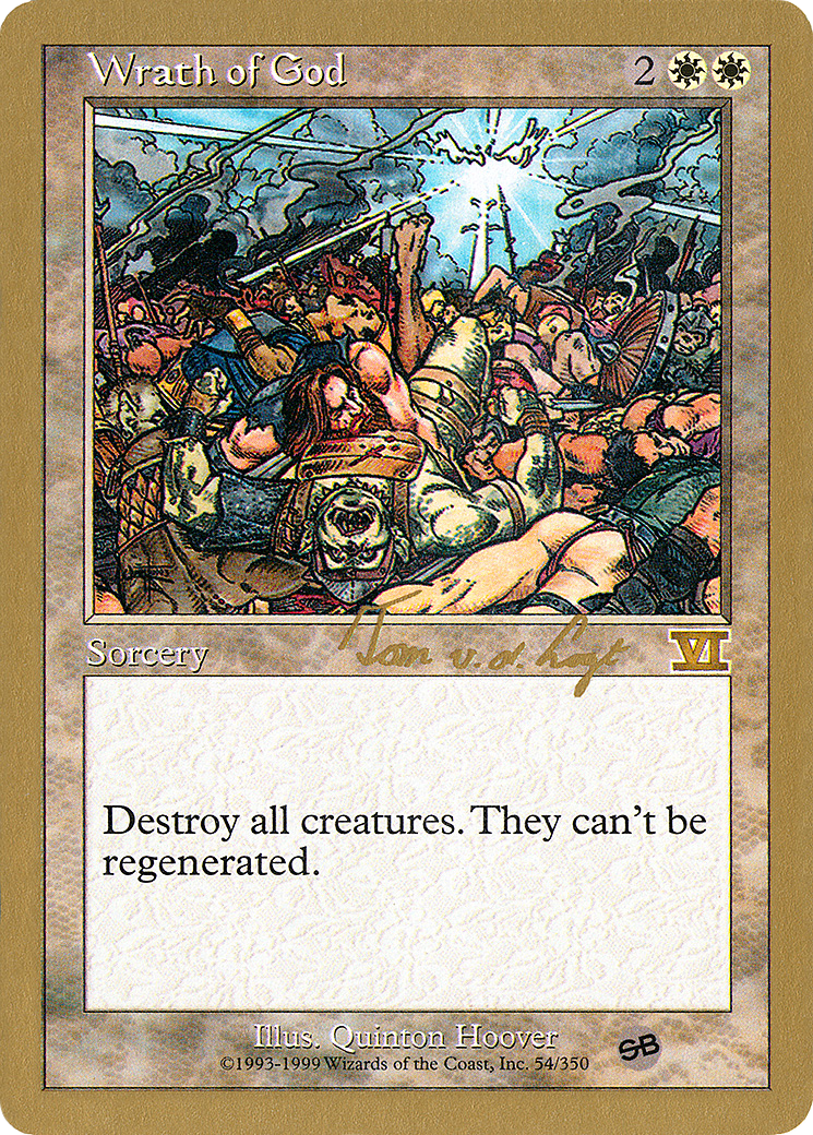 Wrath of God - 2000 Tom van de Logt (6ED) (SB) (WCD-TVDL54SB) - World Championship Decks 2000