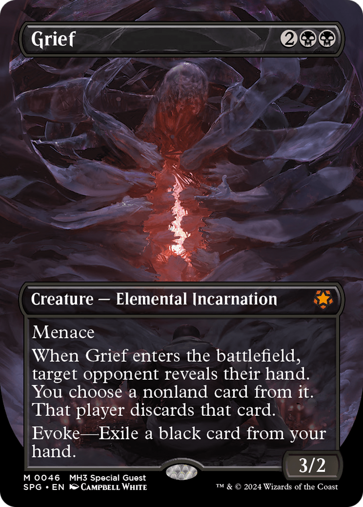 Grief (Borderless) (SPG-046) - Special Guests (Borderless) Foil
