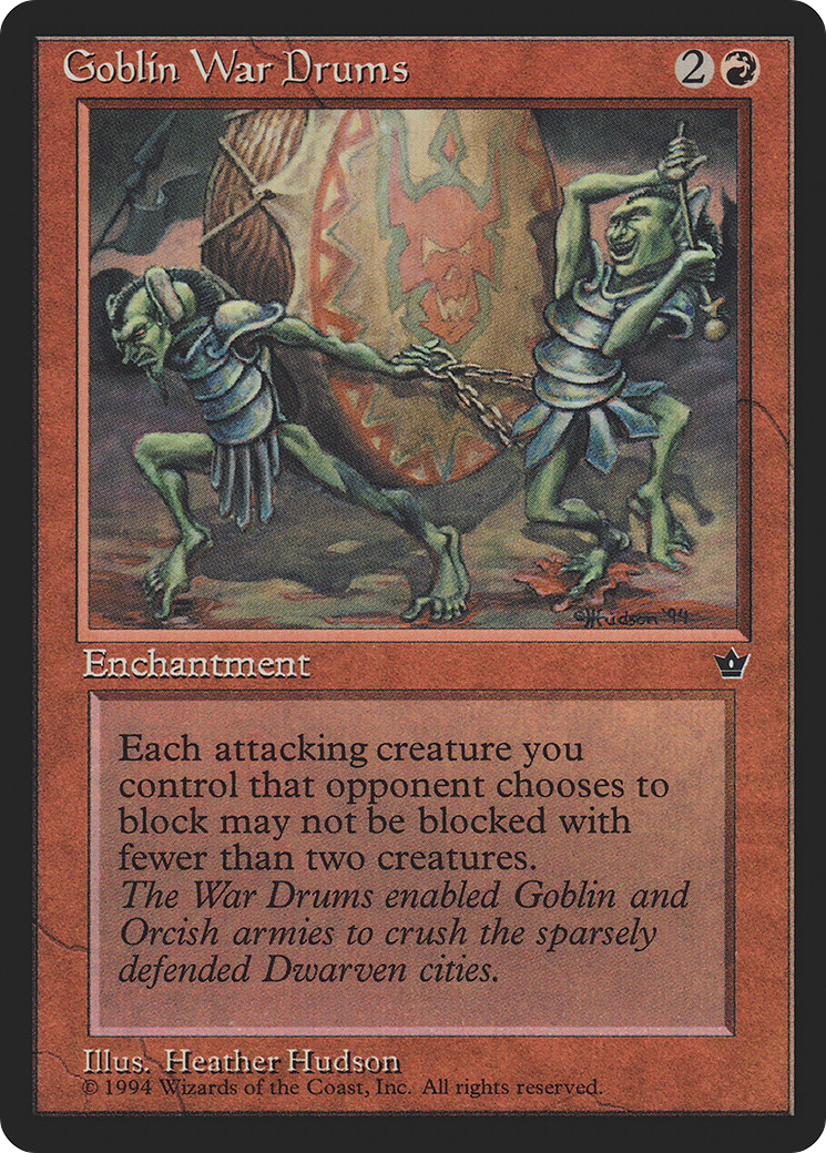 Goblin War Drums (Hudson) (FEM-58) - Fallen Empires