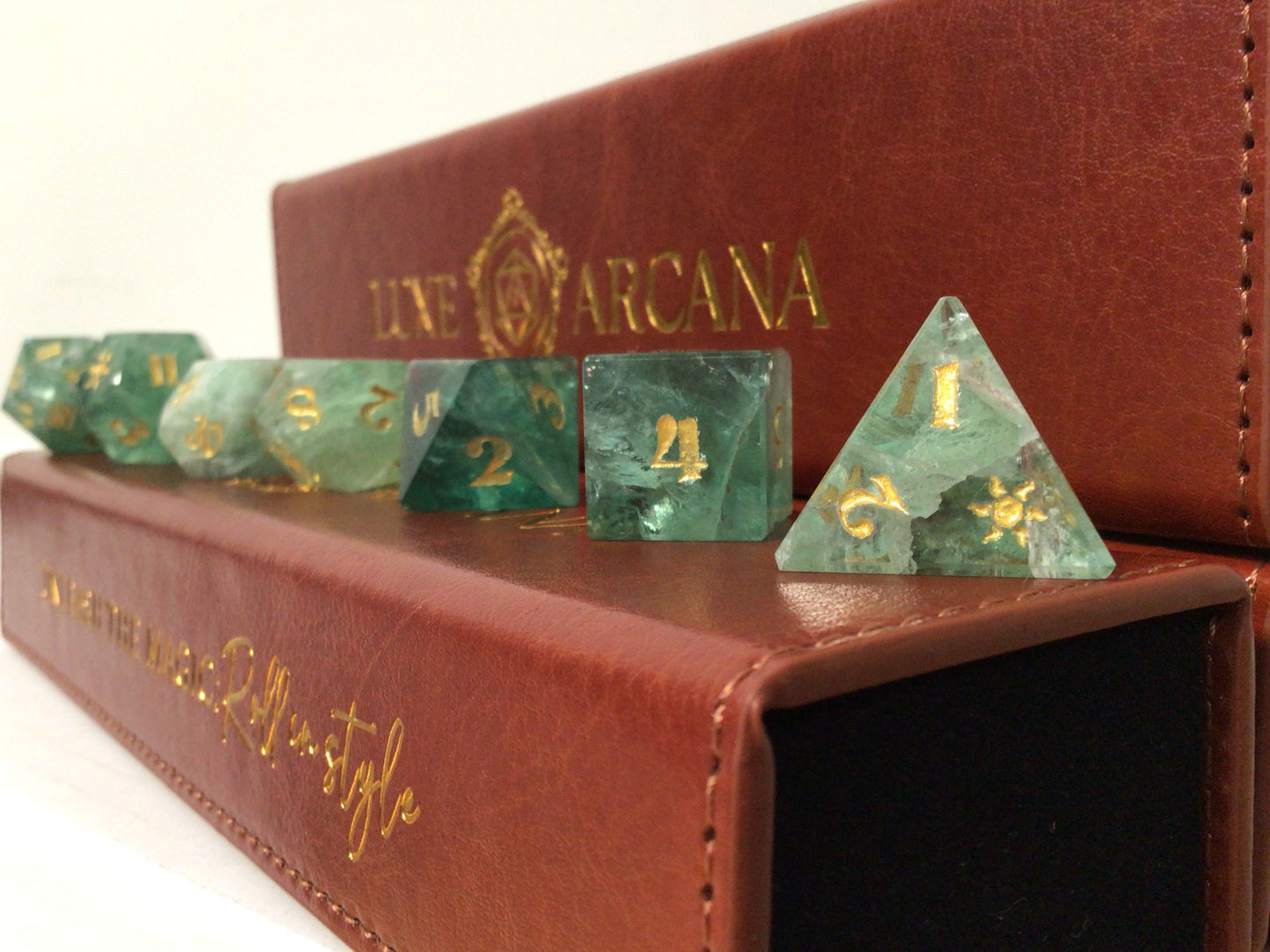 Fluorite - Luxe Arcana - RPG Dice Set (7ct)