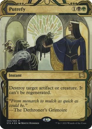 Putrefy (Etched Foil) (STA-063) - Strixhaven Mystical Archive (Borderless)