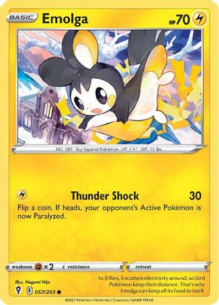 Emolga 057/203 - SWSH07 Evolving Skies - Common