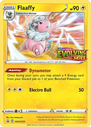 Flaaffy (Prerelease) SWSH122/307 - Holofoil SWSH Sword & Shield Promo Cards - Promo