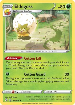 Eldegoss 016/203 - Deck Exclusives - Promo