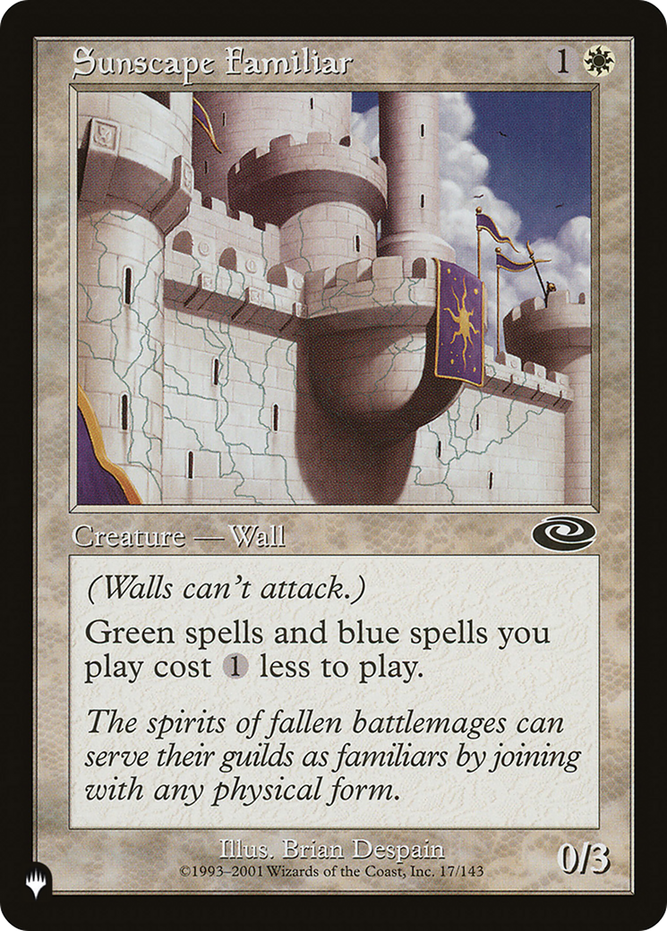 Sunscape Familiar (LIST-017/143) - The List