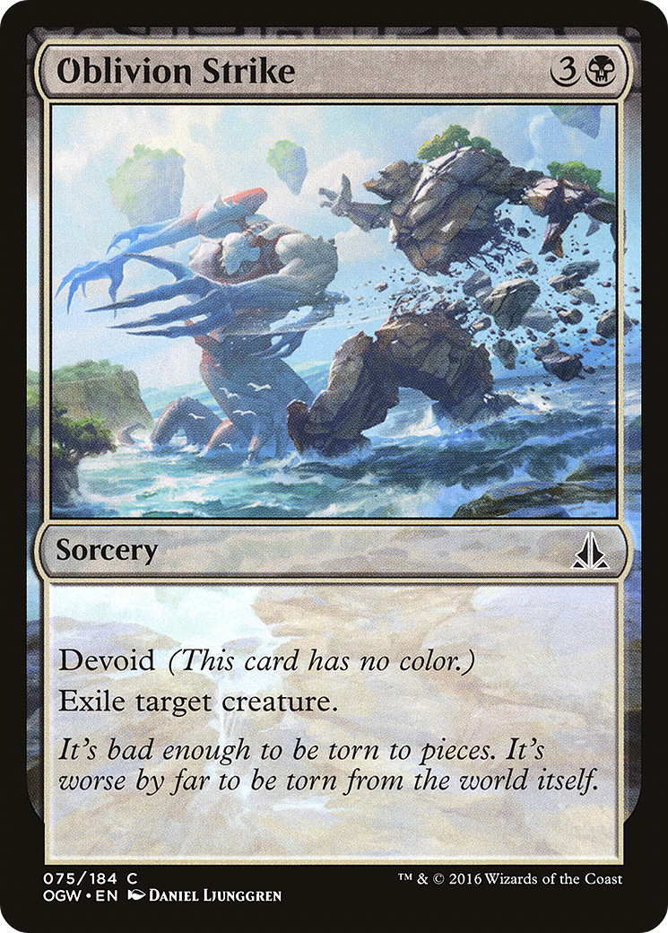 Oblivion Strike (OGW-075) - Oath of the Gatewatch Foil