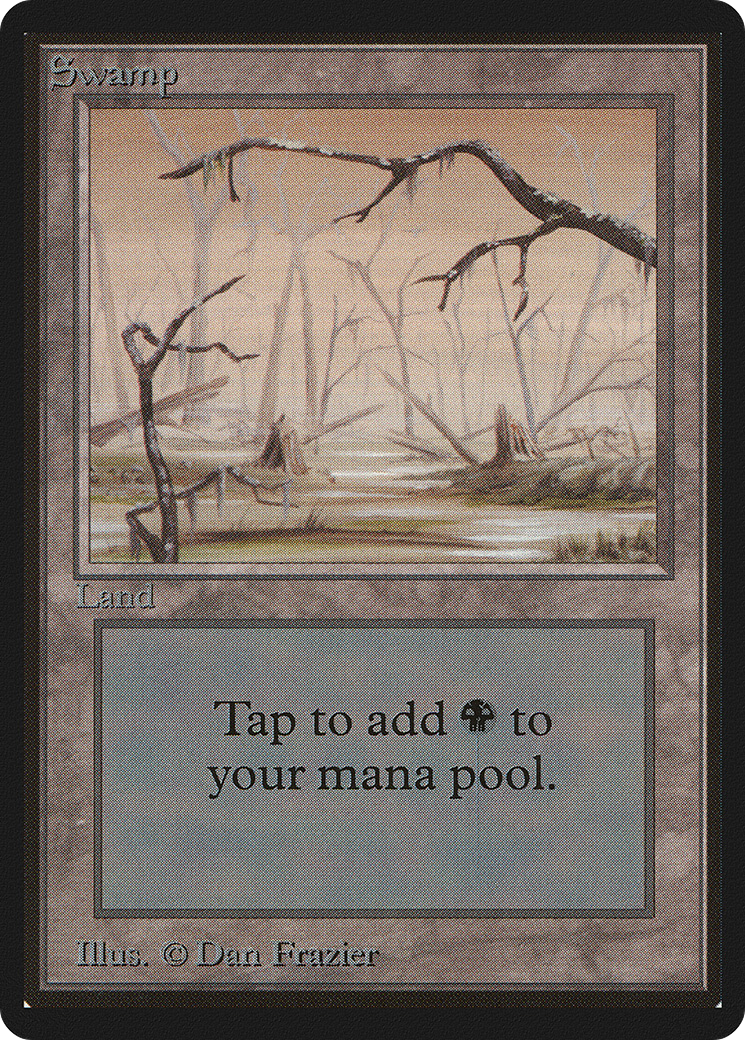 Swamp (B) (LEB-295) - Limited Edition Beta