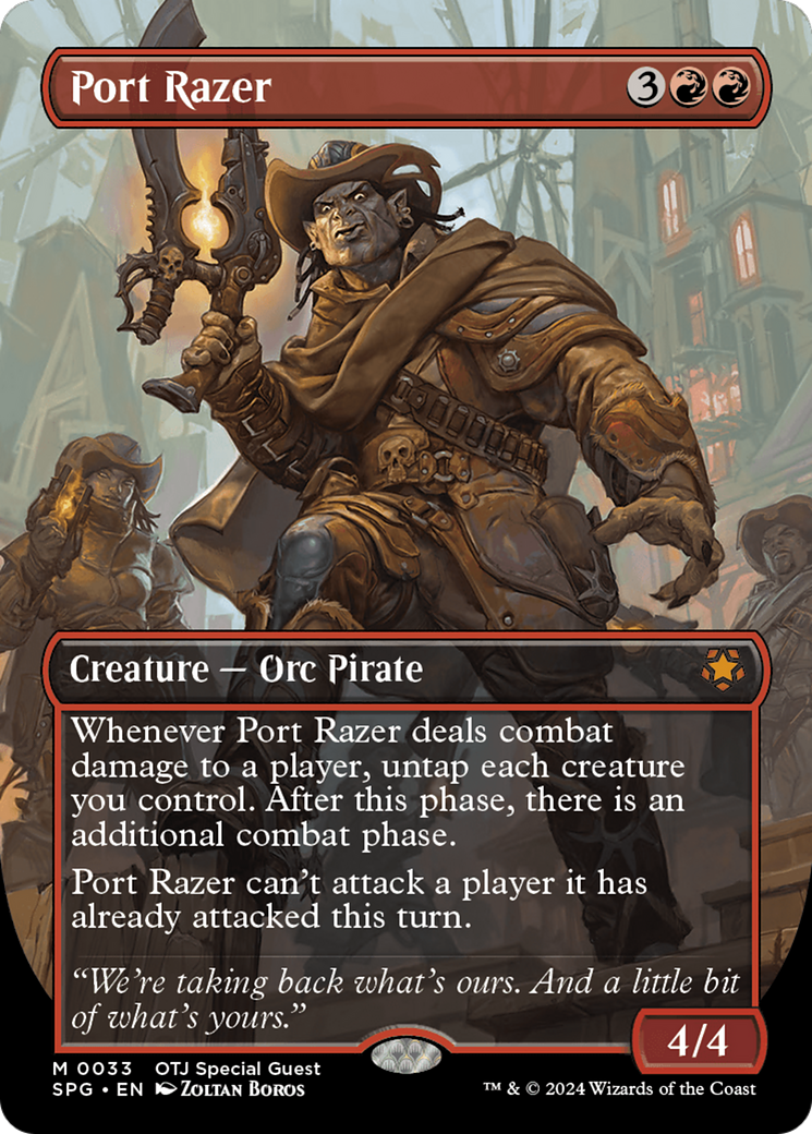 Port Razer (Borderless) (SPG-033) - Special Guests (Borderless) Foil