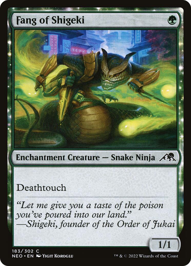 Fang of Shigeki [NEO - 183]