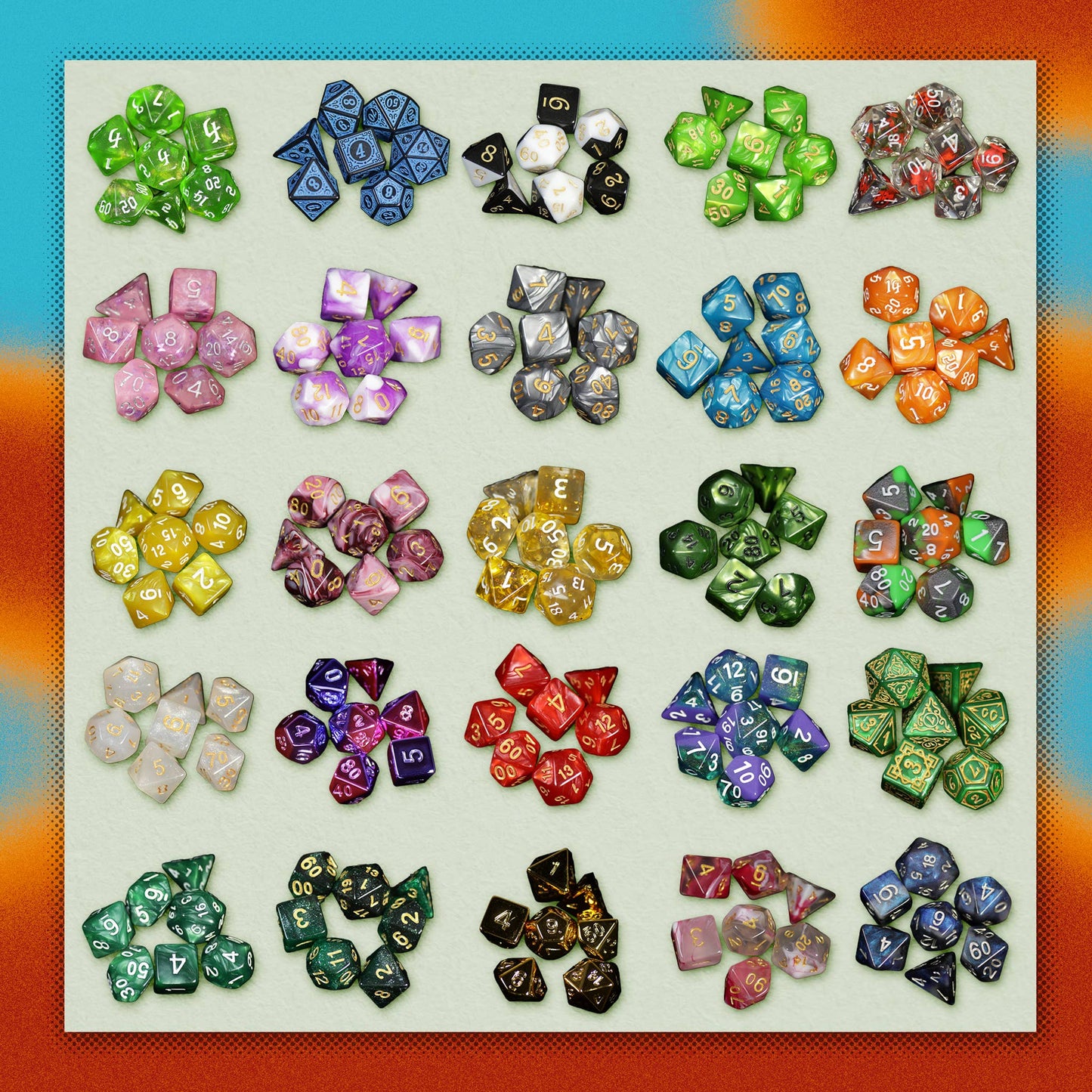 Mystery Dice Set - 1985 Games