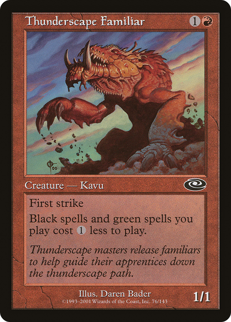 Thunderscape Familiar (PLS-076) - Planeshift