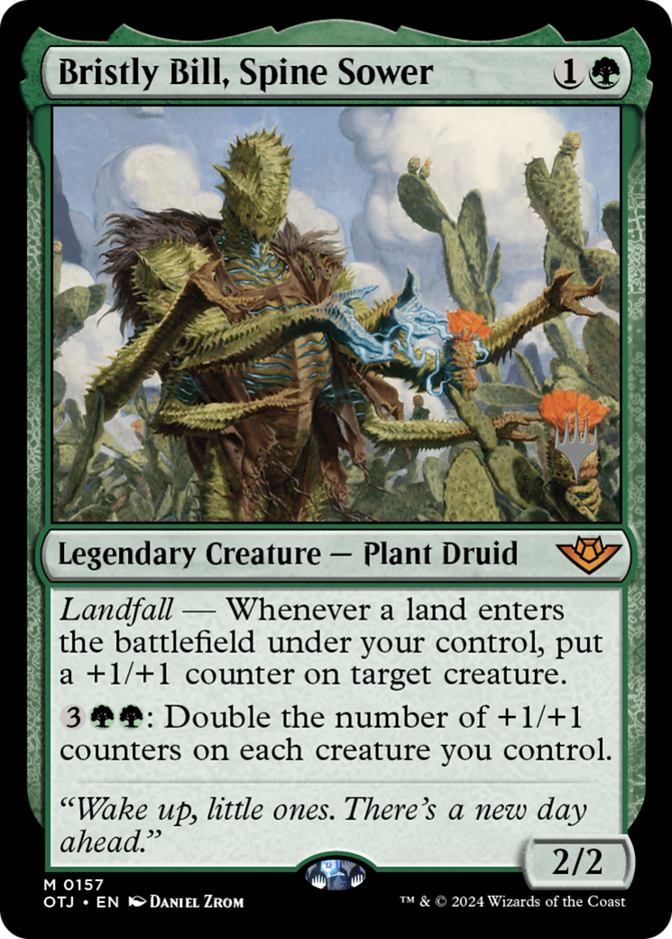 Bristly Bill, Spine Sower (PPOTJ-157) - Promo Pack: Outlaws of Thunder Junction Promos Foil