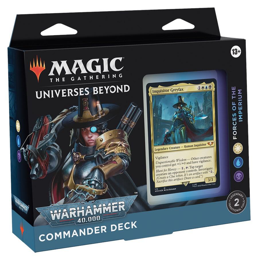 Magic the Gathering - Warhammer 40,000 -  Forces of the Imperium Commander Deck