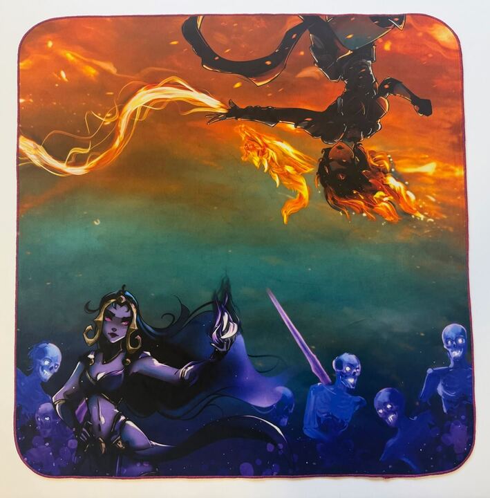 Cardware 2-Player Cloth Playmat - Necromancer Flame