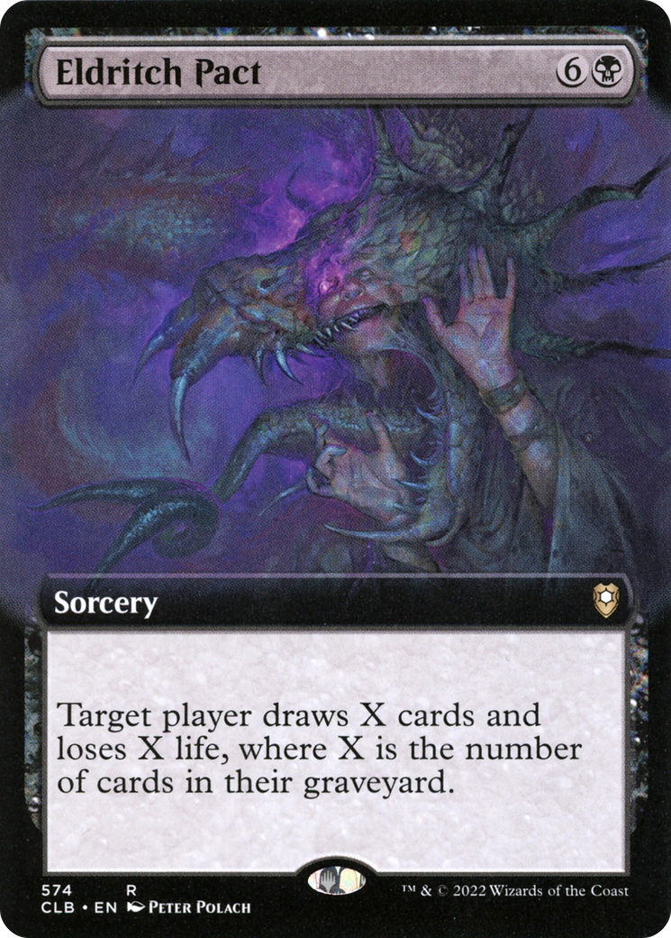Eldritch Pact (Extended Art) (CLB-574) - Commander Legends: Battle for Baldur's Gate: (Extended Art) Foil