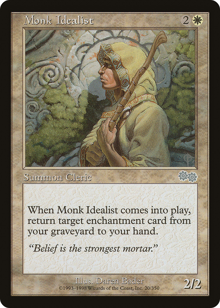 Monk Idealist (USG-020) - Urza's Saga