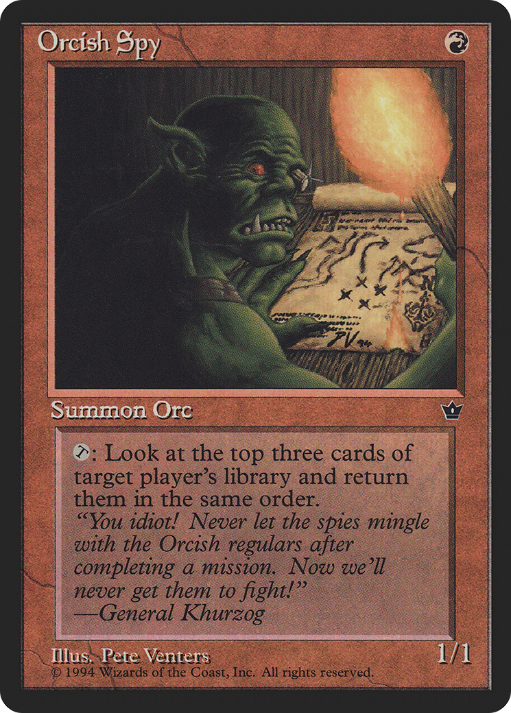 Orcish Spy (Venters) (FEM-61) - Fallen Empires