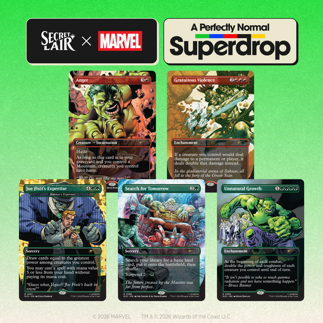 Magic the Gathering - Secret Lair x Marvel - Hulk: SMASH! - Non-Foil