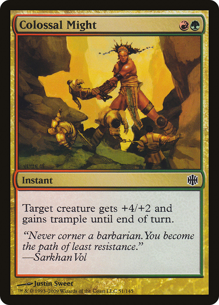 Colossal Might (ARB-051) - Alara Reborn Foil