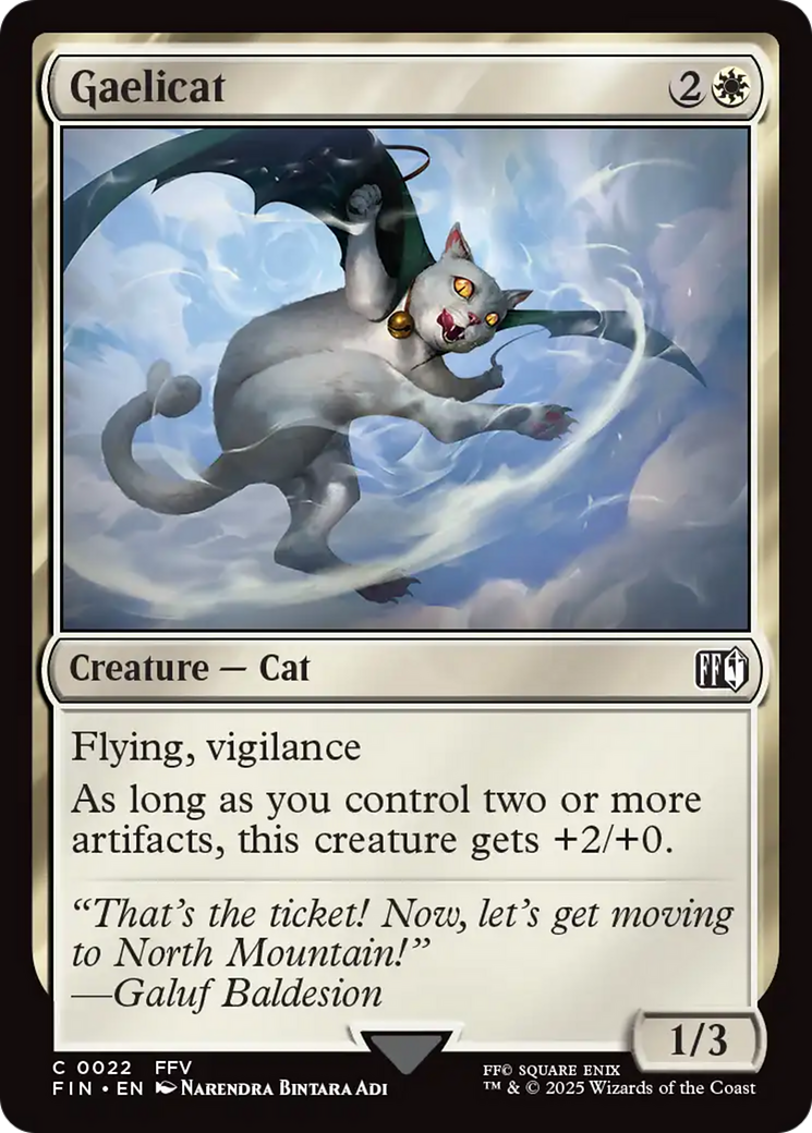 Gaelicat (FIN-022) - FINAL FANTASY Foil