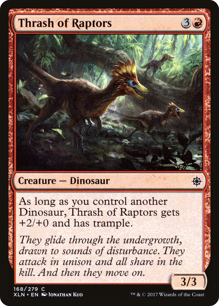 Thrash of Raptors (XLN-168) - Ixalan Foil