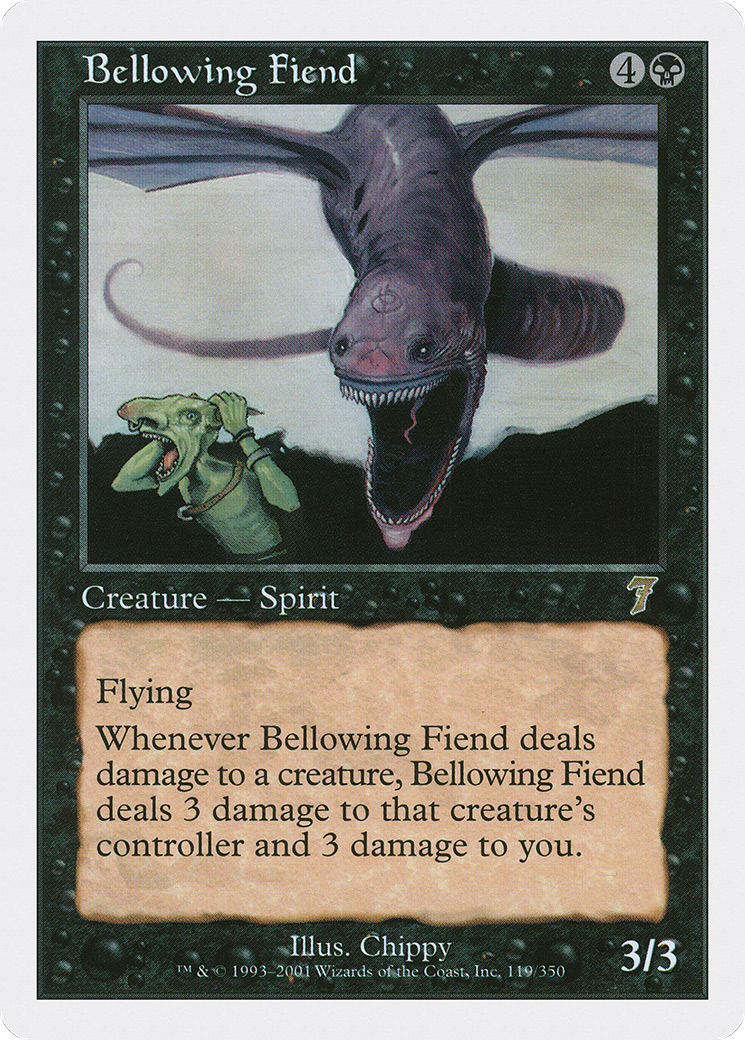 Bellowing Fiend (7ED-119) - 7th Edition