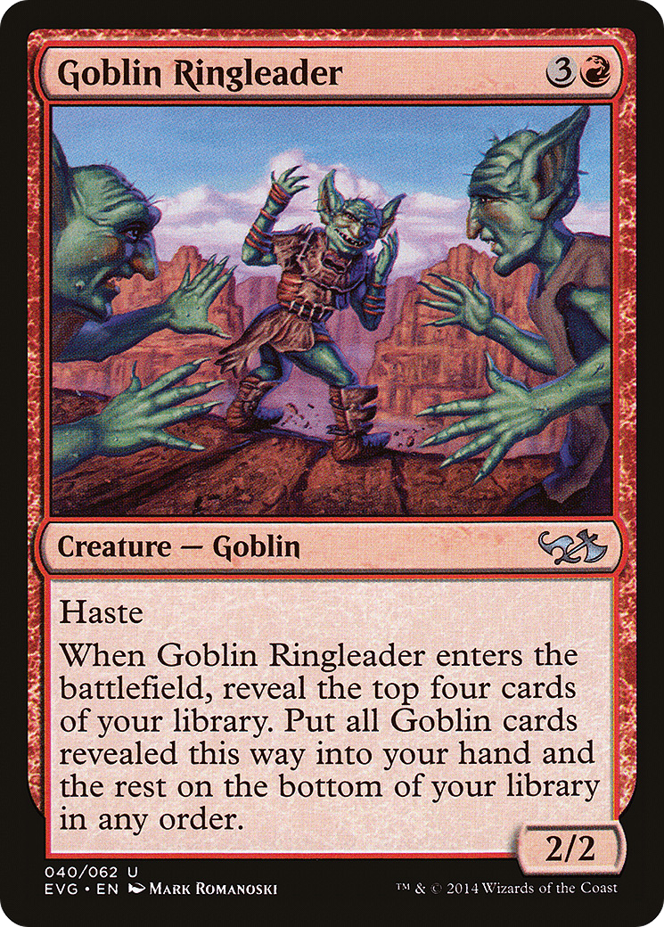 Goblin Ringleader (EVG-40) - Duel Decks Anthology: Elves vs. Goblins