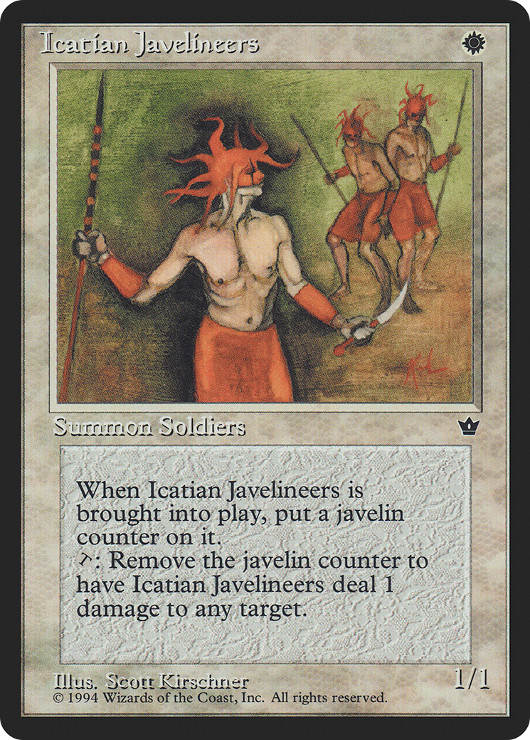 Icatian Javelineers (Kirschner) (FEM-8) - Fallen Empires
