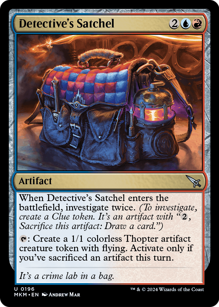 Detective's Satchel (MKM-196) - Murders at Karlov Manor Foil