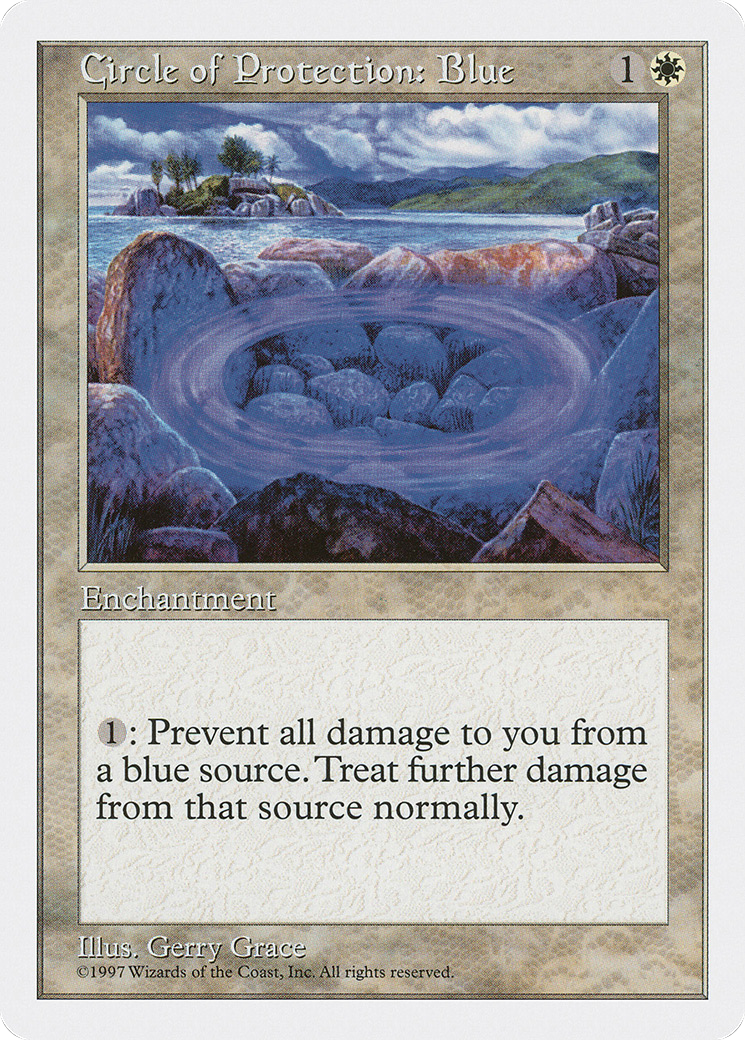 Circle of Protection: Blue (5ED-18) - Fifth Edition