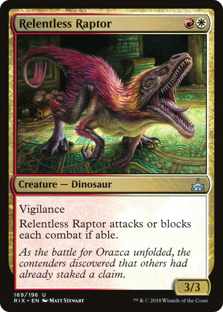 Relentless Raptor (RIX-169) - Rivals of Ixalan
