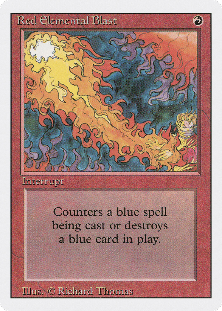 Red Elemental Blast (3ED-171) - Revised Edition