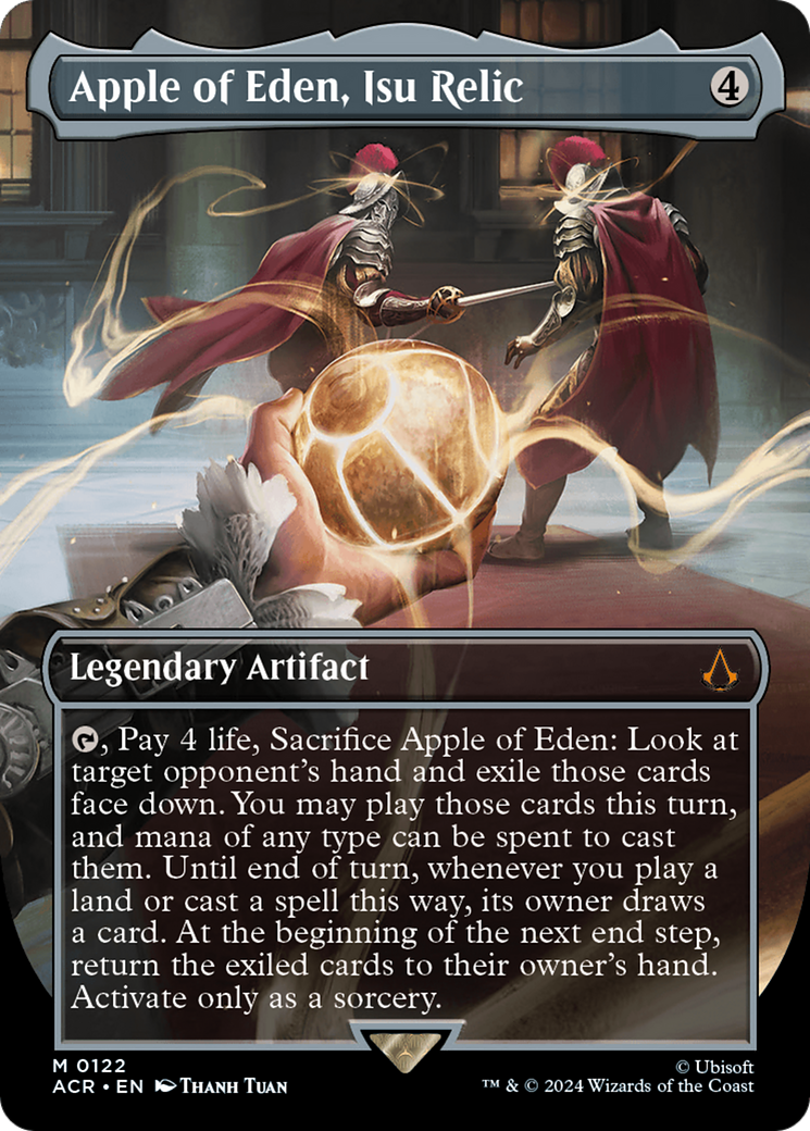 Apple of Eden, Isu Relic (Borderless) (ACR-122) - Assassin's Creed (Borderless) Foil