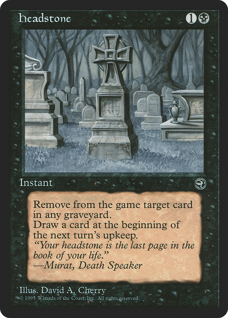Headstone (HML-52) - Homelands