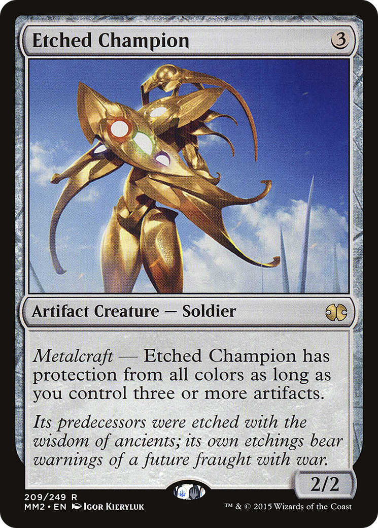 Etched Champion (MM2-209) - Modern Masters 2015 Foil
