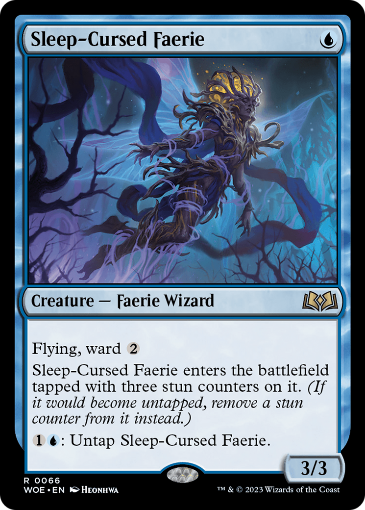 Sleep-Cursed Faerie (WOE-066) - Wilds of Eldraine Foil
