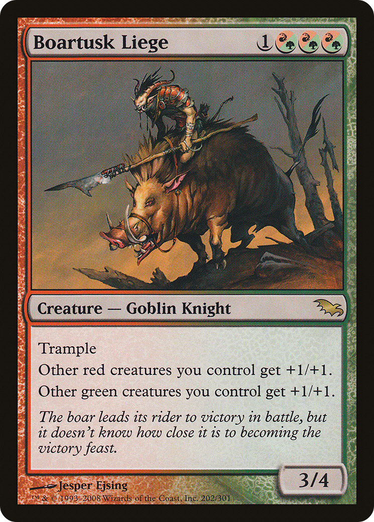 Boartusk Liege (SHM-202) - Shadowmoor