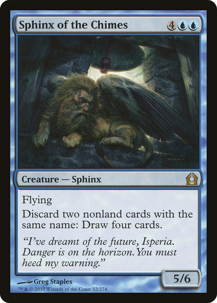 Sphinx of the Chimes (RTR-052) - Return to Ravnica
