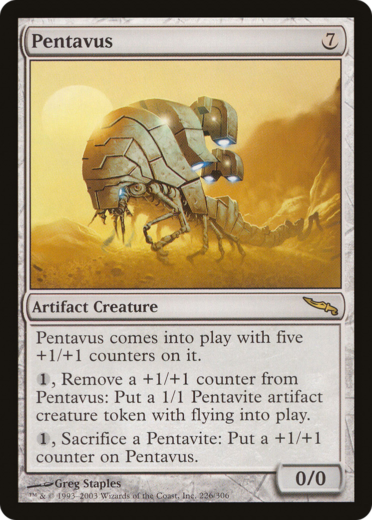 Pentavus (MRD-226) - Mirrodin Foil