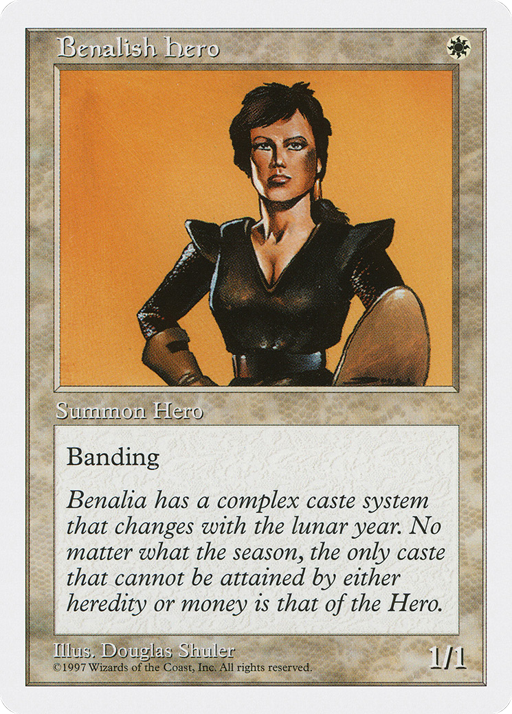 Benalish Hero (5ED-10) - Fifth Edition