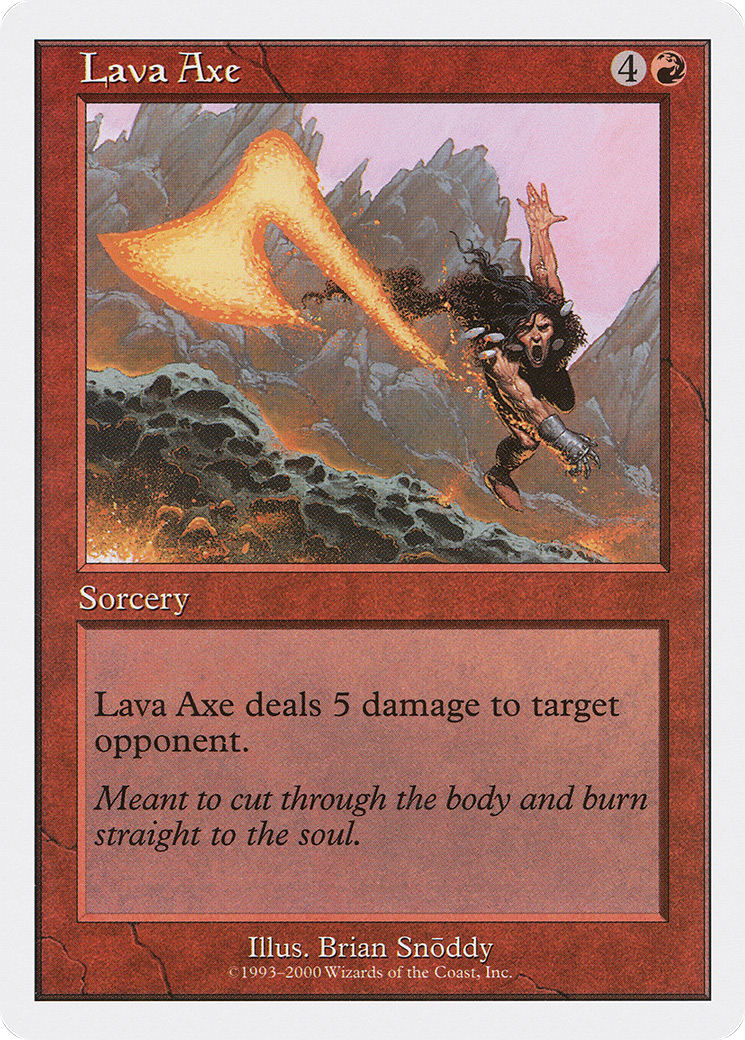 Lava Axe (S00-31) - Starter 2000