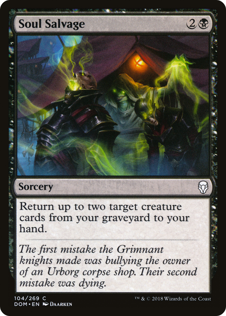 Soul Salvage (DOM-104) - Dominaria Foil