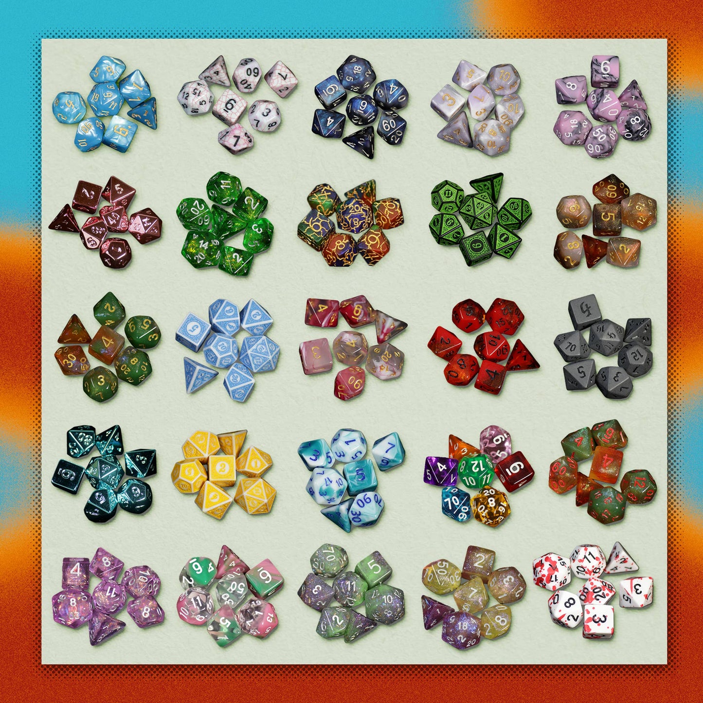 Mystery Dice Set - 1985 Games