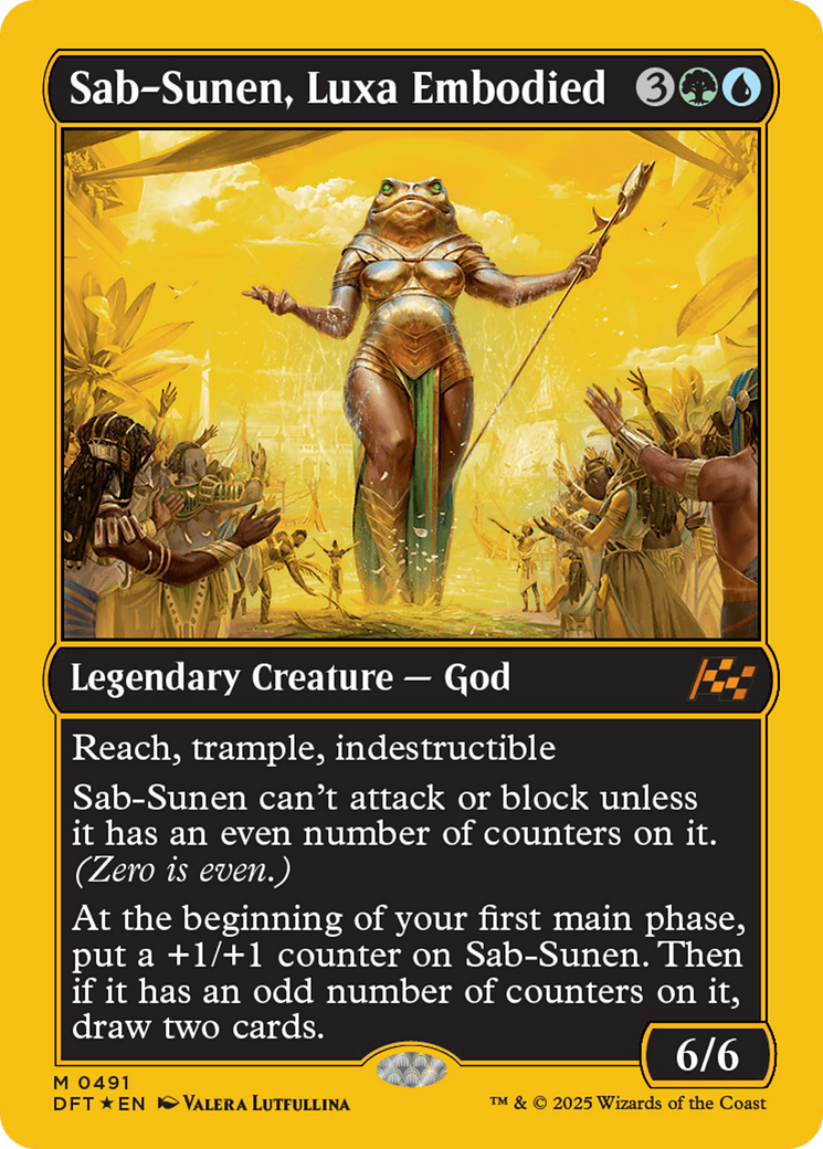 Sab-Sunen, Luxa Embodied (DFT-491) - Aetherdrift Foil